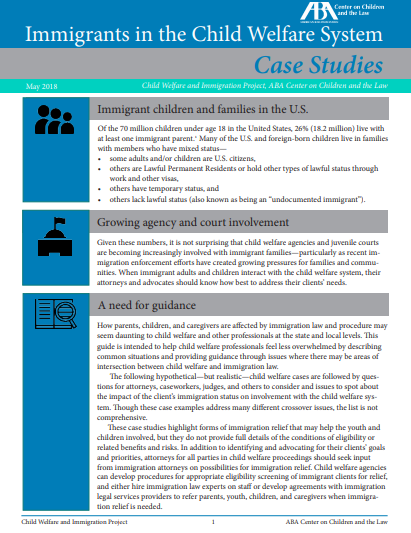 Immigrants In The Child Welfare System, 2018 - Asian Pacific Institute ...