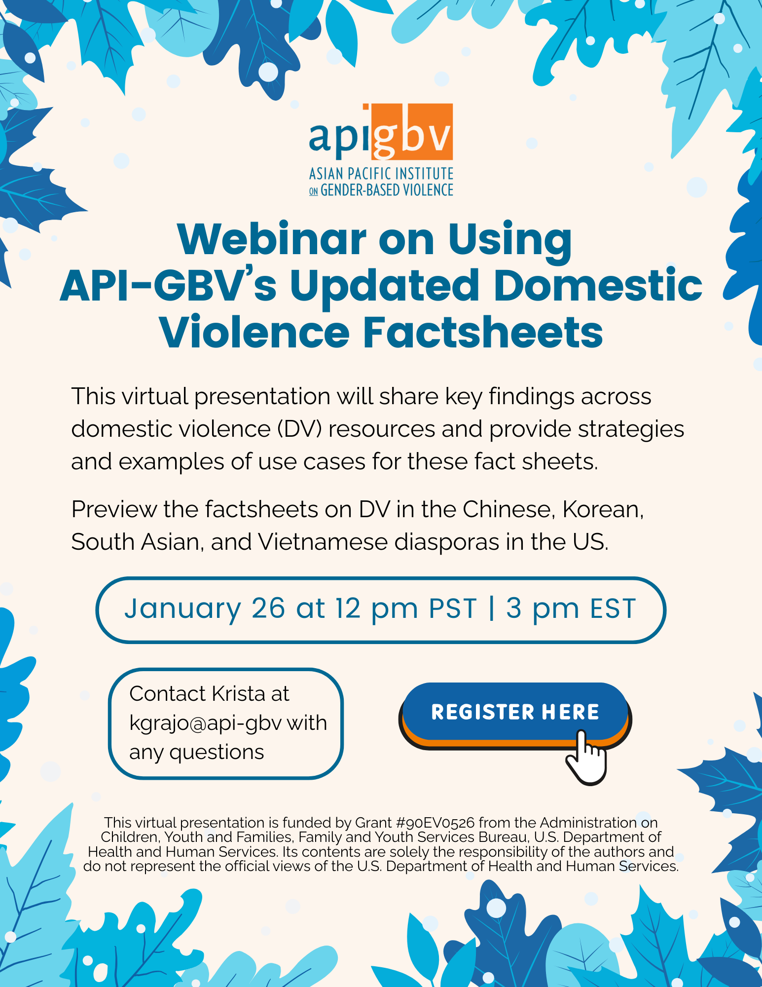 January Training on Factsheet